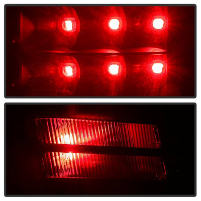 Dodge Tail Lights, Dodge Ram Tail Lights, Ram 10-18 Tail Lights, LED Tail Light, All Black Tail Lights, Spyder Tail Lights