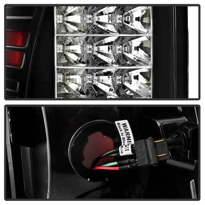 Dodge Tail Lights, Dodge Ram Tail Lights, Ram 10-18 Tail Lights, LED Tail Light, Black Tail Lights, Spyder Tail Lights