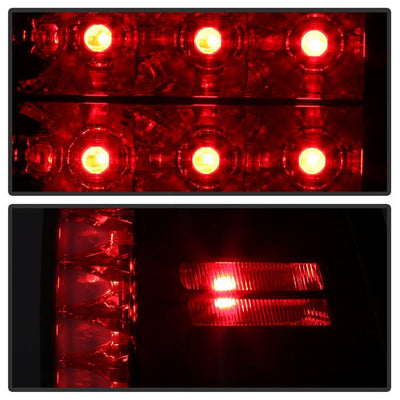 Dodge Tail Lights, Dodge Ram Tail Lights, Ram 10-18 Tail Lights, LED Tail Light, Black Smoke Tail Lights, Spyder Tail Lights