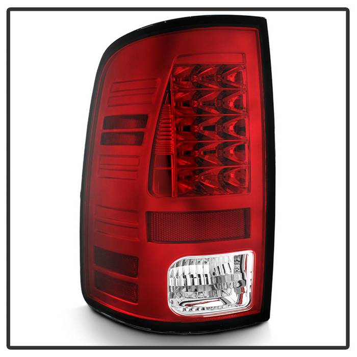 Dodge Tail Lights, Dodge Ram Tail Lights, Ram 10-18 Tail Lights, LED Tail Light, Red Clear Tail Lights, Spyder Tail Lights