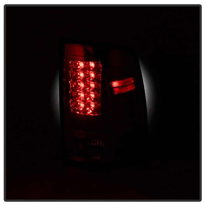 Dodge Tail Lights, Dodge Ram Tail Lights, Ram 10-18 Tail Lights, LED Tail Light, Red Clear Tail Lights, Spyder Tail Lights
