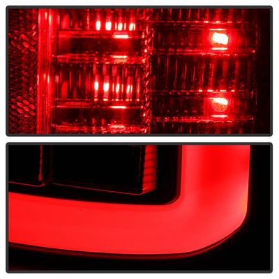 Dodge Tail Lights, Dodge Ram Tail Lights, Ram 10-18 Tail Lights, LED Tail Light, All Black Tail Lights, Spyder Tail Lights