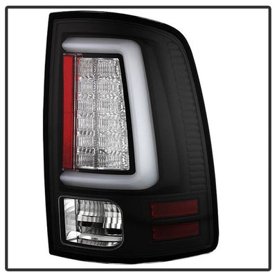 Dodge Tail Lights, Dodge Ram Tail Lights, Ram 10-18 Tail Lights, LED Tail Light, Black Tail Lights, Spyder Tail Lights