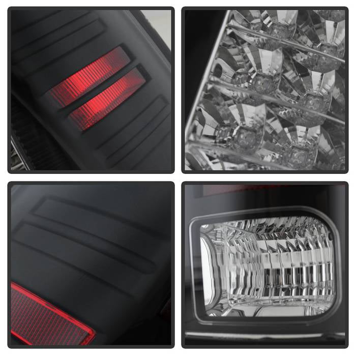 Dodge Tail Lights, Dodge Ram Tail Lights, Ram 13-18 Tail Lights, LED Tail Light, Black Tail Lights, Spyder Tail Lights