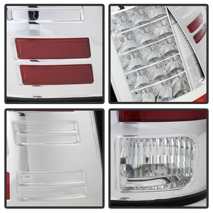 Dodge Tail Lights, Dodge Ram Tail Lights, Ram 13-18 Tail Lights, LED Tail Light, Chrome Tail Lights, Spyder Tail Lights