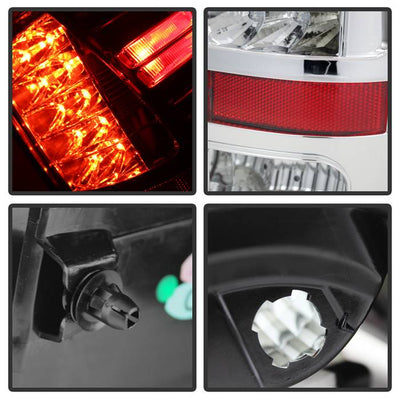 Dodge Tail Lights, Dodge Ram Tail Lights, Ram 13-18 Tail Lights, LED Tail Light, Chrome Tail Lights, Spyder Tail Lights
