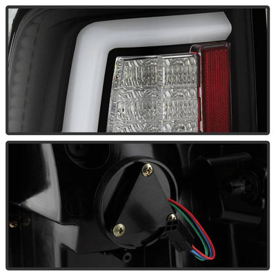 Dodge Tail Lights, Dodge Ram Tail Lights, Ram 13-18 Tail Lights, LED Tail Light, Black Tail Lights, Spyder Tail Lights