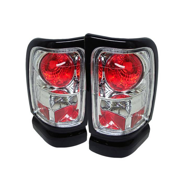 Dodge Tail Lights, Dodge Ram Tail Lights, Ram 94-01 Tail Lights, Euro Style Tail Light, Chrome Tail Lights, Spyder Tail Lights