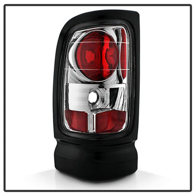 Dodge Tail Lights, Dodge Ram Tail Lights, Ram 94-01 Tail Lights, Euro Style Tail Light, Chrome Tail Lights, Spyder Tail Lights