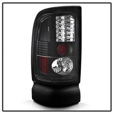 Dodge Tail Lights, Dodge Ram Tail Lights, Ram 94-01 Tail Lights, LED Tail Light, Black Tail Lights, Spyder Tail Lights