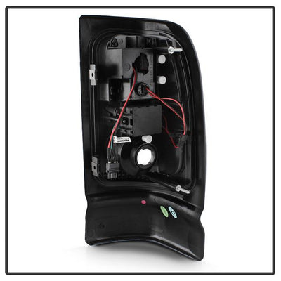 Dodge Tail Lights, Dodge Ram Tail Lights, Ram 94-01 Tail Lights, LED Tail Light, Black Tail Lights, Spyder Tail Lights