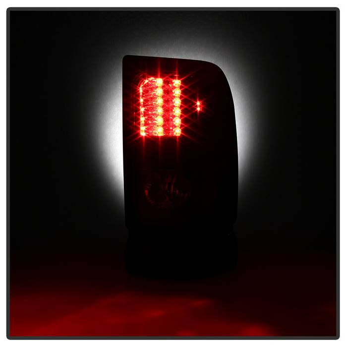 Dodge Tail Lights, Dodge Ram Tail Lights, Ram 94-01 Tail Lights, LED Tail Light, Black Tail Lights, Spyder Tail Lights