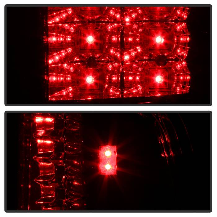 Dodge Tail Lights, Dodge Ram Tail Lights, Ram 94-01 Tail Lights, LED Tail Light, Red Clear Tail Lights, Spyder Tail Lights