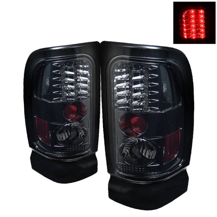 Dodge Tail Lights, Dodge Ram Tail Lights, Ram 94-01 Tail Lights, LED Tail Light, Smoke Tail Lights, Spyder Tail Lights