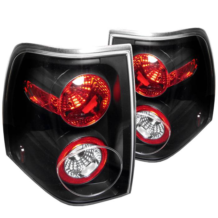 Ford Tail Lights, Ford Expedition Tail Lights, Euro Style Tail Lights, Tail Lights, 03-06 Tail Lights, Expedition Tail Lights, Spyder Tail Lights, Black Tail Lights