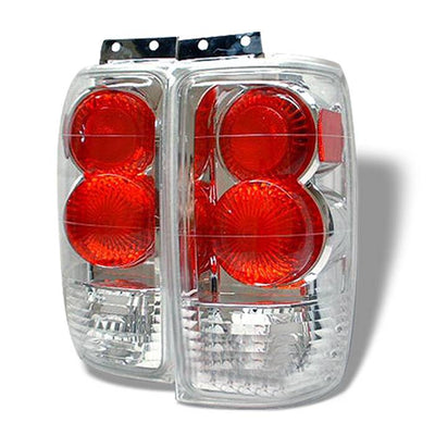 Ford Tail Lights, Euro Style Tail Lights, Tail Lights, Ford Expedition Tail Lights, 97-02 Tail Lights, Expedition Tail Lights, Chrome Tail Lights, Spyder Tail Lights