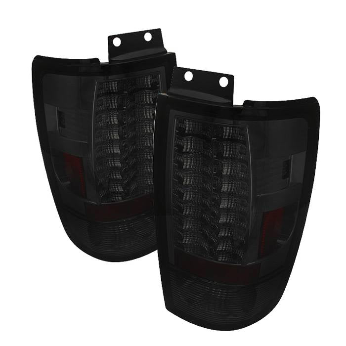 Ford Tail Lights, Euro Style Tail Lights, Tail Lights, Ford Expedition Tail Lights, 97-02 Tail Lights, Expedition Tail Lights, Smoke Tail Lights, Spyder Tail Lights