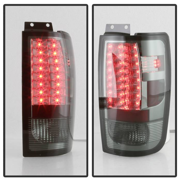 Ford Tail Lights, Euro Style Tail Lights, Tail Lights, Ford Expedition Tail Lights, 97-02 Tail Lights, Expedition Tail Lights, Smoke Tail Lights, Spyder Tail Lights