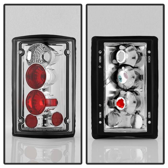 Ford Tail Lights, Ford Excursion Tail Lights, Ford 95-06 Tail Lights, Euro Style Tail Lights, Chrome Tail Lights, Spyder Tail Lights