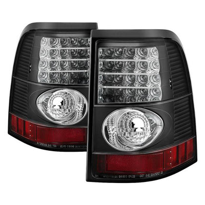 Ford LED Tail Lights, Ford Explorer Tail Lights, Explorer Tail Lights, Explorer 02-05 Tail Lights, Black LED Tail Lights, LED Tail Lights, Tail Lights, Spyder Tail Lights