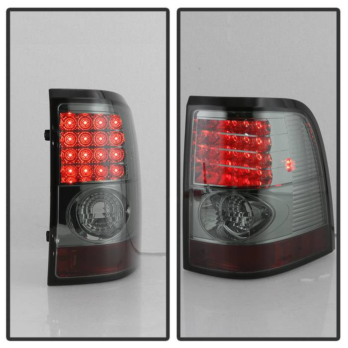 Ford LED Tail Lights, Ford Explorer Tail Lights, Explorer Tail Lights, Explorer 02-05 Tail Lights, Smoke LED Tail Lights, LED Tail Lights, Tail Lights, Spyder Tail Lights