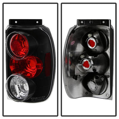 Ford Tail Lights, Ford Explorer Tail Lights, Ford 95-97 Tail Lights, Euro Style Tail Lights, Black Tail Lights, Spyder Tail Lights