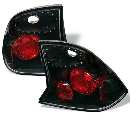 Ford LED Tail Lights, Ford Focus Tail Lights, Focus Tail Lights, Focus 00-04 Tail Lights, Black LED Tail Lights, LED Tail Lights, Tail Lights, Spyder Tail Lights, Euro Style Tail Lights