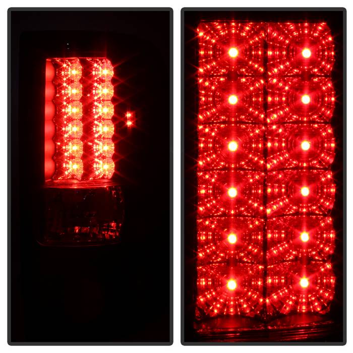 Ford Tail Lights, Ford F150 Tail Lights, Ford 04-08 Tail Lights, LED Tail Lights, Black Tail Lights, Spyder Tail Lights