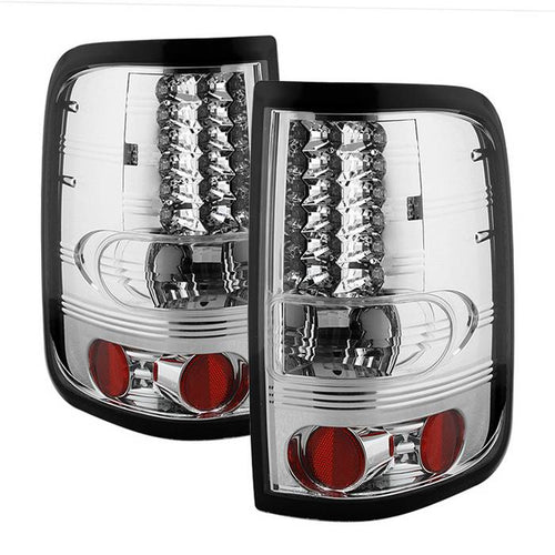 Ford LED Tail Lights, F150 LED Tail Lights, F150 04-08 Tail Lights, Chrome Tail Lights, Spyder Tail Lights