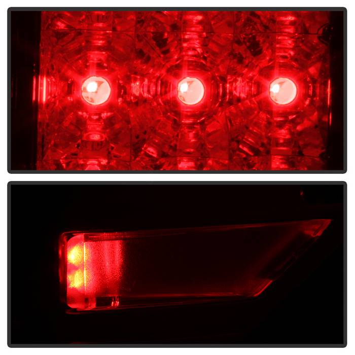 Ford Tail Lights, F150 Tail Lights, F150 09-14 Tail Lights, Red Clear Tail Lights, Spyder Tail Lights