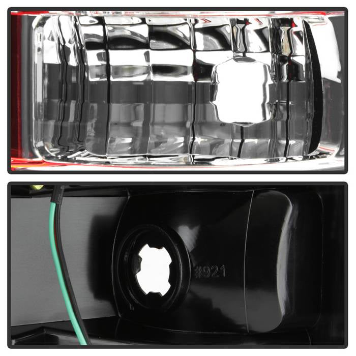 Ford Tail Lights, F150 Tail Lights, F150 09-14 Tail Lights, Red Clear Tail Lights, Spyder Tail Lights