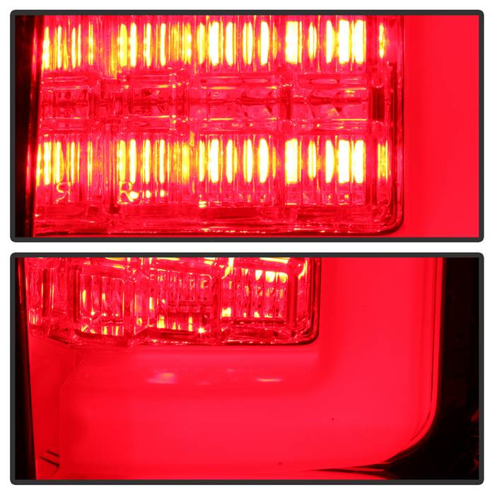 Ford Tail Lights, F150 Tail Lights, F150 09-14 Tail Lights, Red Clear Tail Lights, Spyder Tail Lights