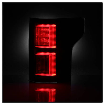 Ford Tail Lights, F150 Tail Lights, F150 18-19 Tail Lights, Black Smoke Tail Lights, Spyder Tail Lights