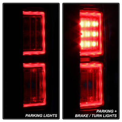 Ford Tail Lights, F150 Tail Lights, F150 18-19 Tail Lights, Chrome Tail Lights, Spyder Tail Lights