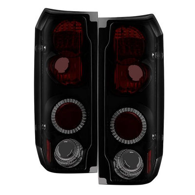 Ford Tail Lights, Ford F150 Tail Lights,  Ford Bronco Tail Lights, Ford  87-96 Tail Lights, Ford 88-96 Tail Lights, Tail Lights, Black Smoke Tail Lights, Spyder Tail Lights