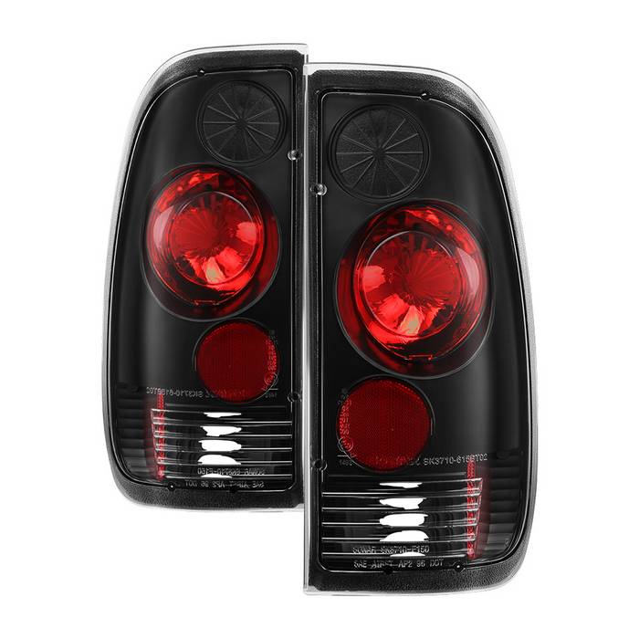 Ford Tail Lights, Ford F150  Tail Lights, Ford 97-03 Tail Lights, Ford F250 Tail Lights, Ford F350 Tail Lights, Ford F450 Tail Lights, Ford F550 Tail Lights, Ford Super Duty Tail Lights, Ford 99-07 Tail Lights, Black Tail Lights, Spyder Tail Lights