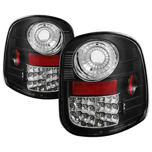 Ford Tail Lights, Ford F150 Tail Lights, Ford  97-03 Tail Lights, LED Tail Lights, Black Tail Lights, Spyder Tail Lights