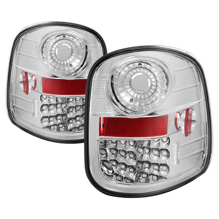 Ford Tail Lights, Ford F150 Tail Lights, Ford  97-03 Tail Lights, LED Tail Lights, Chrome Tail Lights, Spyder Tail Lights