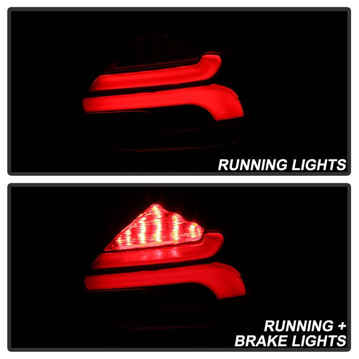 Ford Tail Lights, Ford Focus Tail Lights, Ford15-17 Tail Lights, Tail Lights, Black Tail Lights, Spyder Tail Lights