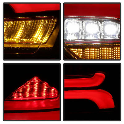 Ford Tail Lights, Ford Focus Tail Lights, Ford15-17 Tail Lights, Tail Lights, Black Tail Lights, Spyder Tail Lights