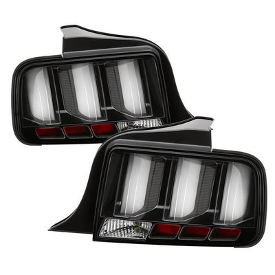 Ford Tail Lights, Mustang Tail Lights, Mustang 05-09 Tail Lights, Black Tail Lights, Spyder Tail Lights, LED Tail Lights