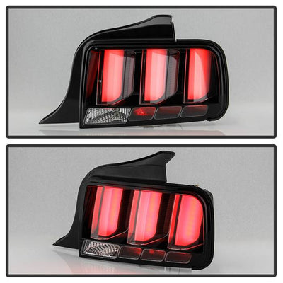 Ford Tail Lights, Mustang Tail Lights, Mustang 05-09 Tail Lights, Black Tail Lights, Spyder Tail Lights, LED Tail Lights