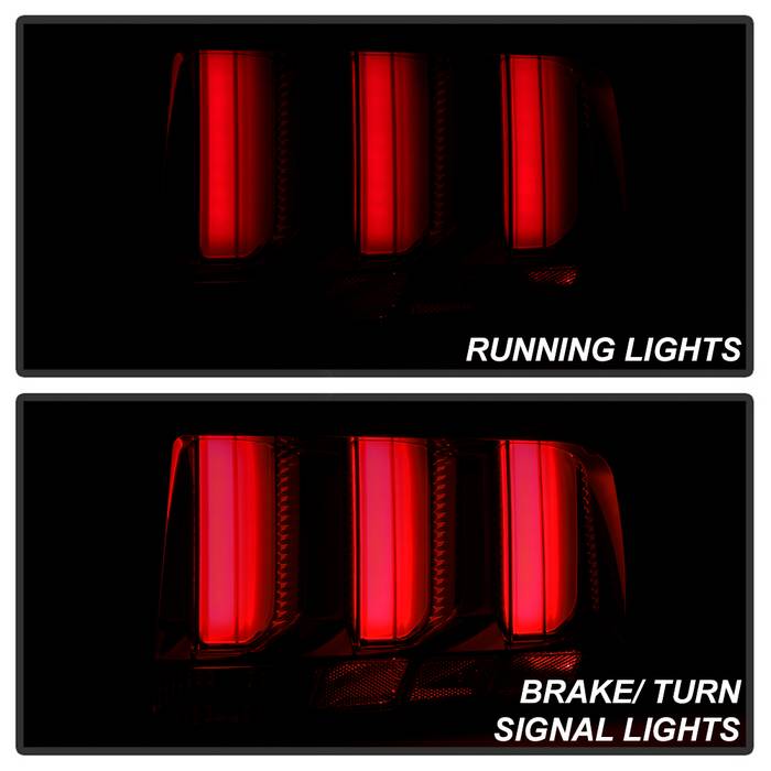 Ford Tail Lights, Mustang Tail Lights, Mustang 05-09 Tail Lights, Smoke Tail Lights, Spyder Tail Lights, LED Tail Lights