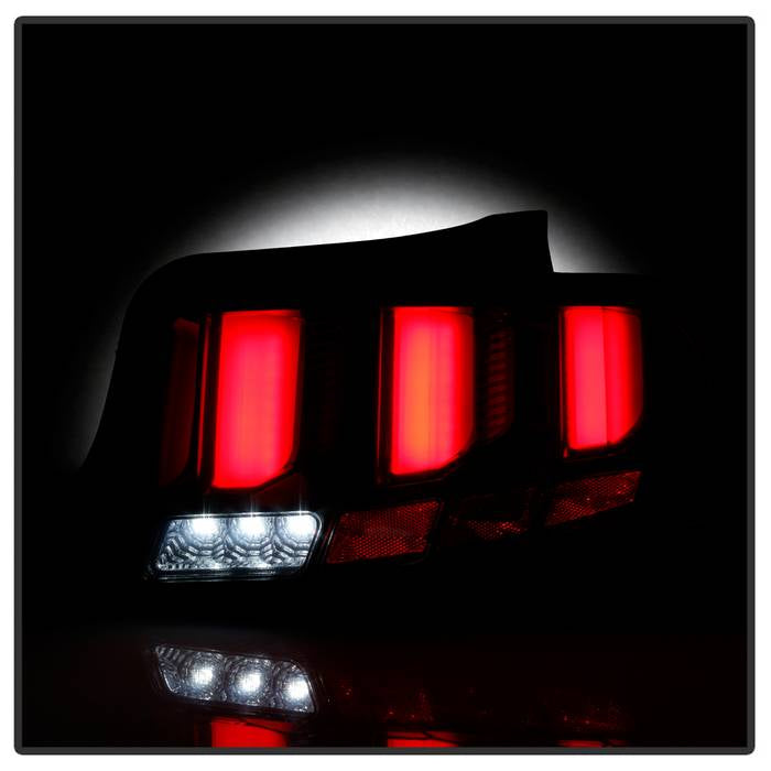 Ford Tail Lights, Mustang Tail Lights, Mustang 10-12 Tail Lights, Black Tail Lights, Spyder Tail Lights, LED Tail Lights
