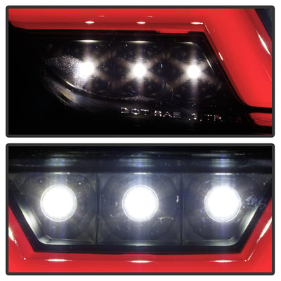 Ford Tail Lights, Mustang Tail Lights, Mustang 15-16 Tail Lights, Black Smoke Tail Lights, Spyder Tail Lights, LED Tail Lights
