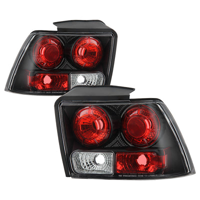Ford  LED Tail Lights, Ford  Mustang Tail Lights, 99-04 Tail Lights, Black Tail Lights, Spyder Tail Lights