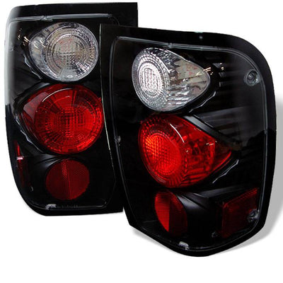 Ford  LED Tail Lights, Ford  Ranger Tail Lights, 98-00 Tail Lights, Black Tail Lights, Spyder Tail Lights