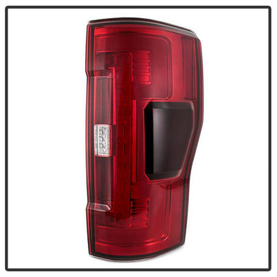 Ford Tail Lights, F250 Tail Lights, F250 17-18 Tail Lights, Red Clear Tail Lights, Spyder Tail Lights, LED Tail Lights