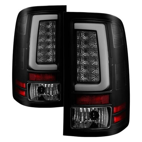 GMC LED Tail Lights, Sierra 1500 Tail Lights, Sierra 2500HD Tail Lights, Sierra 3500HD Tail Lights, Black Smoke Tail Lights, Spyder Tail Lights