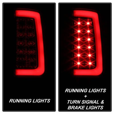 GMC LED Tail Lights, Sierra 1500 Tail Lights, Sierra 2500HD Tail Lights, Sierra 3500HD Tail Lights, Black Smoke Tail Lights, Spyder Tail Lights